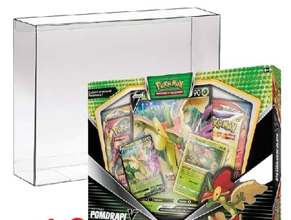 Phoenix Shield - Boite de Rangement - - Protection BOX SOUPLE pour Coffret STANDARD 4 Boosters POKEMON