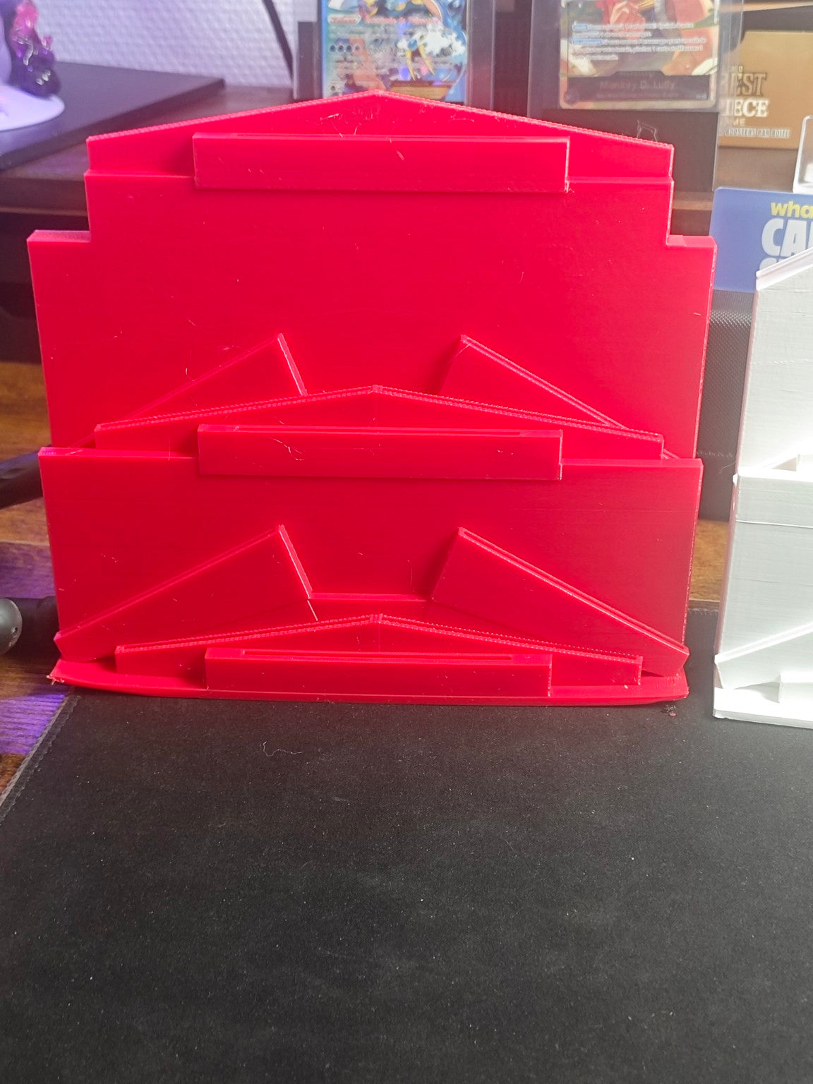 Présentoir 3D blanc pour cartes à collectionner