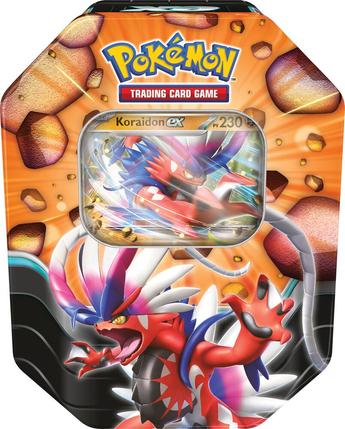 Boîte Légendes Tranchantes – Koraidon-ex du Pokémon JCC (1 Carte Promo Brillante et 4 boosters)