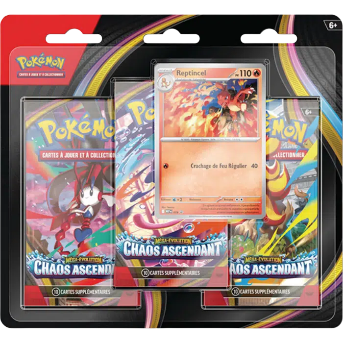 Tripack Pokémon ME04 Chaos Ascendant