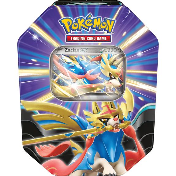 Boîte de Collection Légendes Souveraines - Zacian-ex (1 Carte Promo et 4 Boosters)