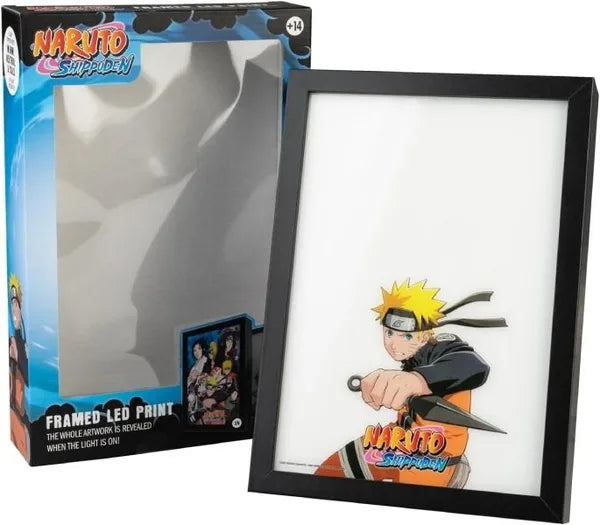 Naruto Shippuden - Impression Encadrée LED