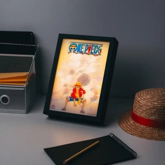 One Piece - Impression Encadrée LED "Monkey D. Luffy All Gear"