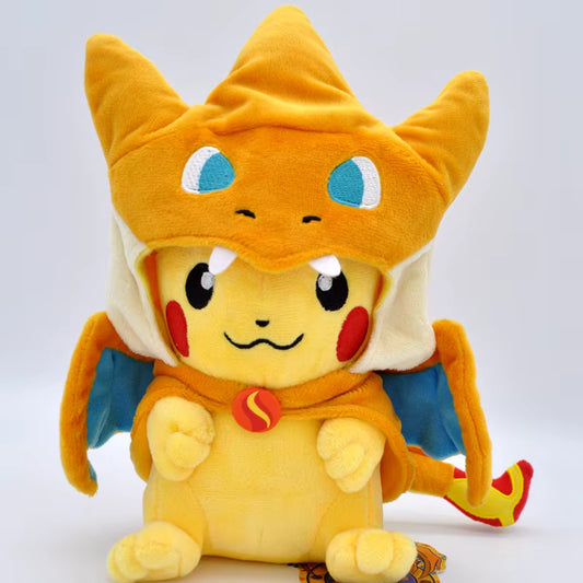 Pika poncho dracaufeu 20cm