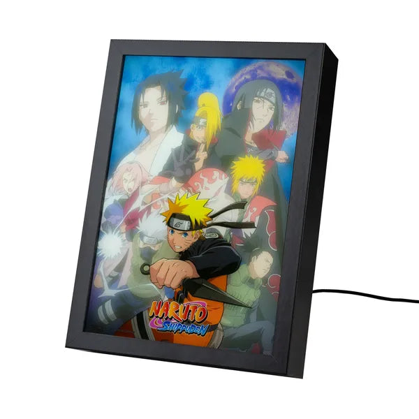 Naruto Shippuden - Impression Encadrée LED