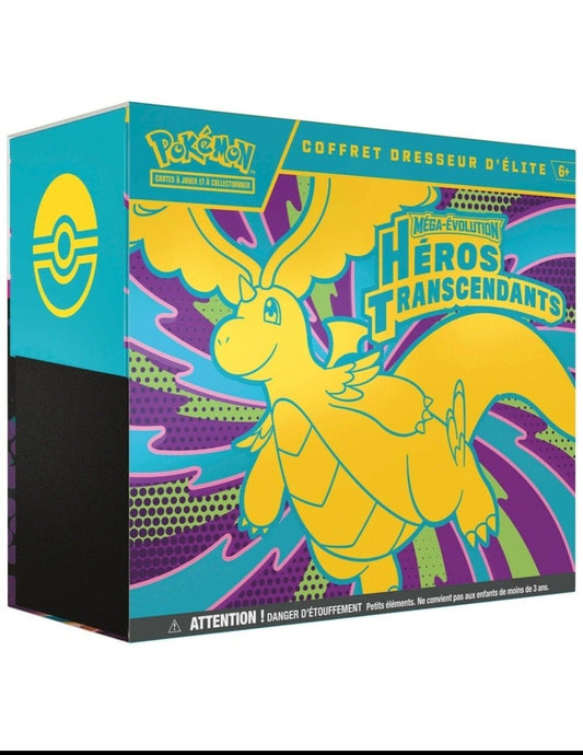 Pokémon - Coffret Dresseur d'Élite ME2.5 Méga-Évolution Héros Transcendants