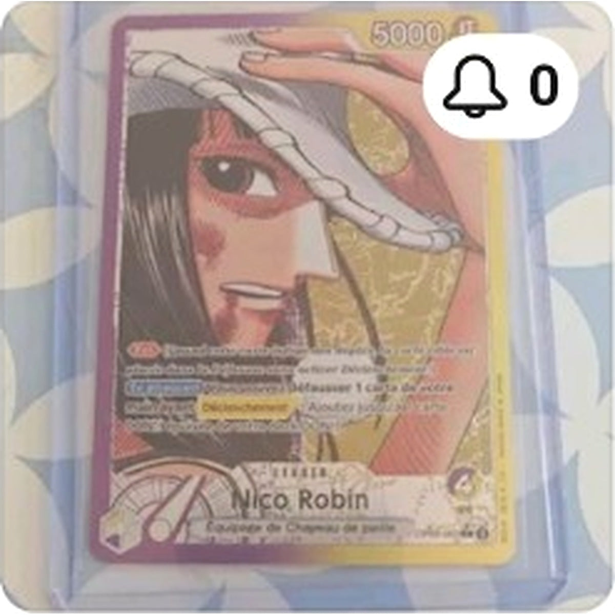 Nico Robin OP09-062 V2 - photo réelle de l'exemplaire