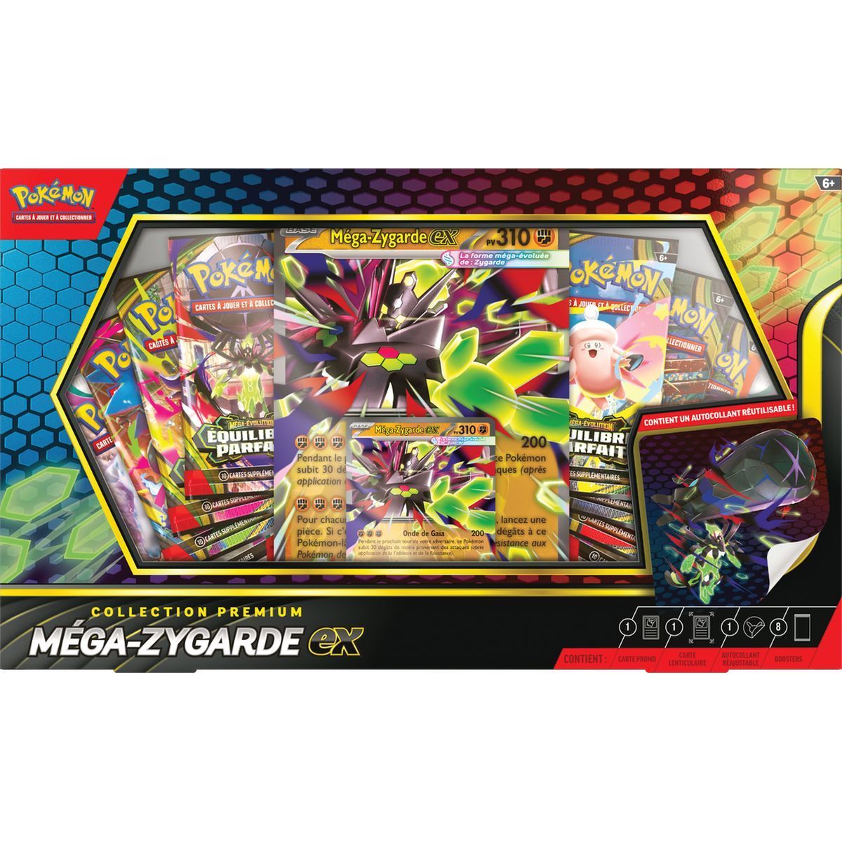 Pokémon - Collection Premium Méga-Zygarde-ex - 8 Boosters - FR