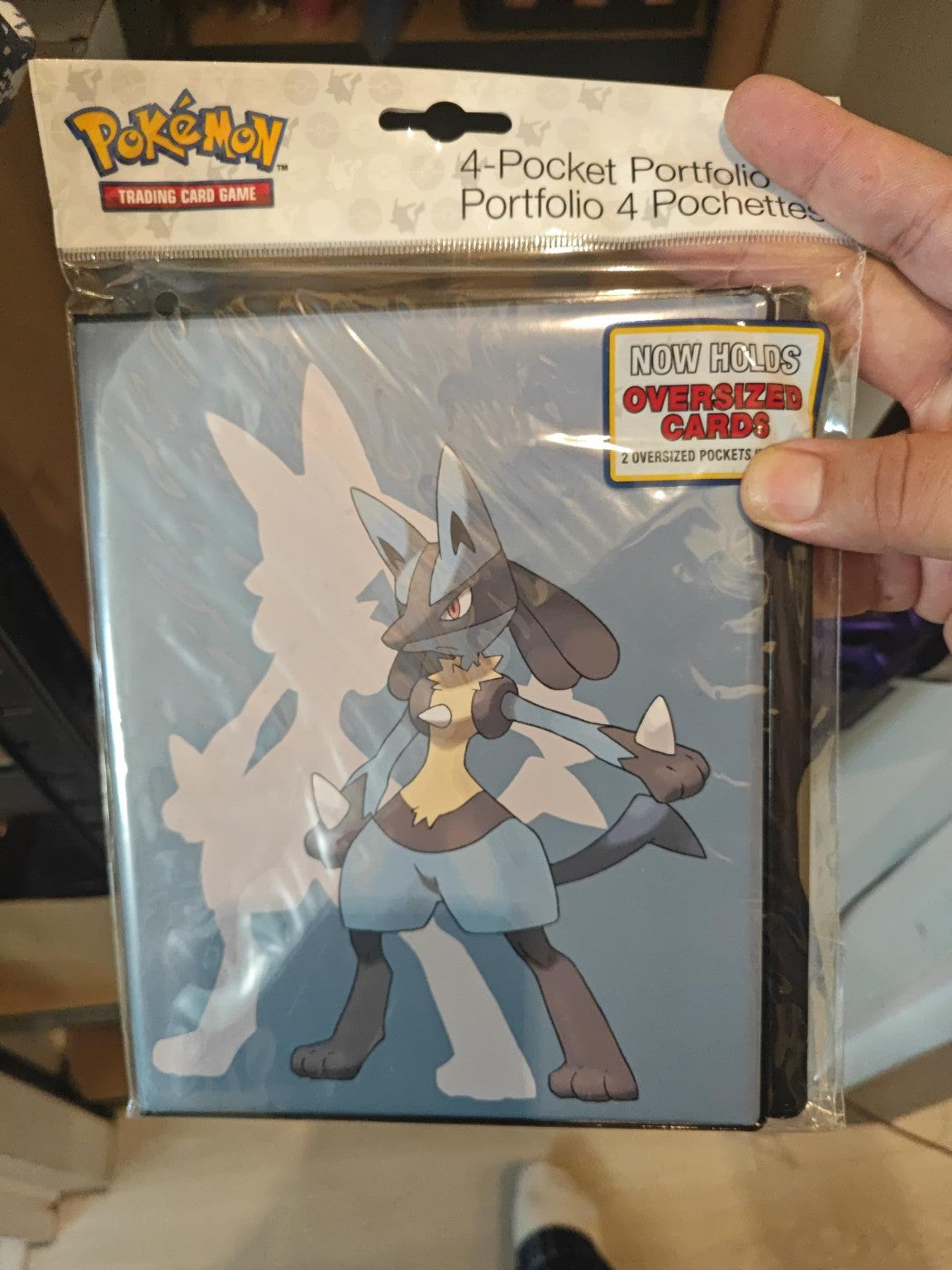 Portfolio Pokémon Lucario 4 pochettes sous emballage