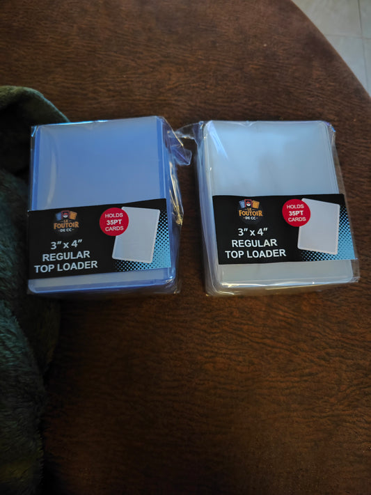 25 Toploader Le Foutoir de CC [ 1 packs de 25 bleu ]