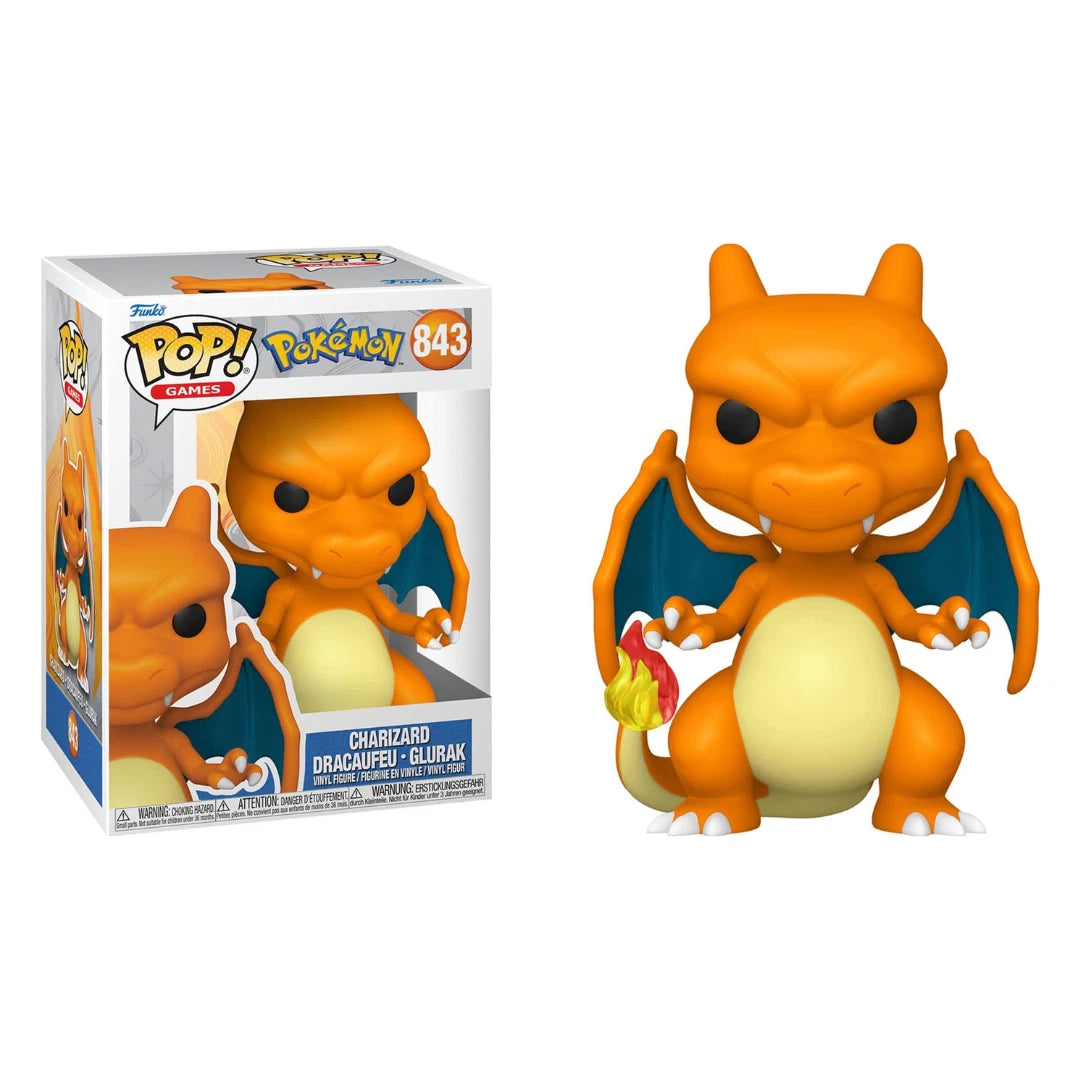 Funko POP Dracaufeu (Charizard) #843 - Pokémon - Games - Figurine Vinyle